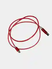 Красный cветящийся USB-кабель для зарядки телефона