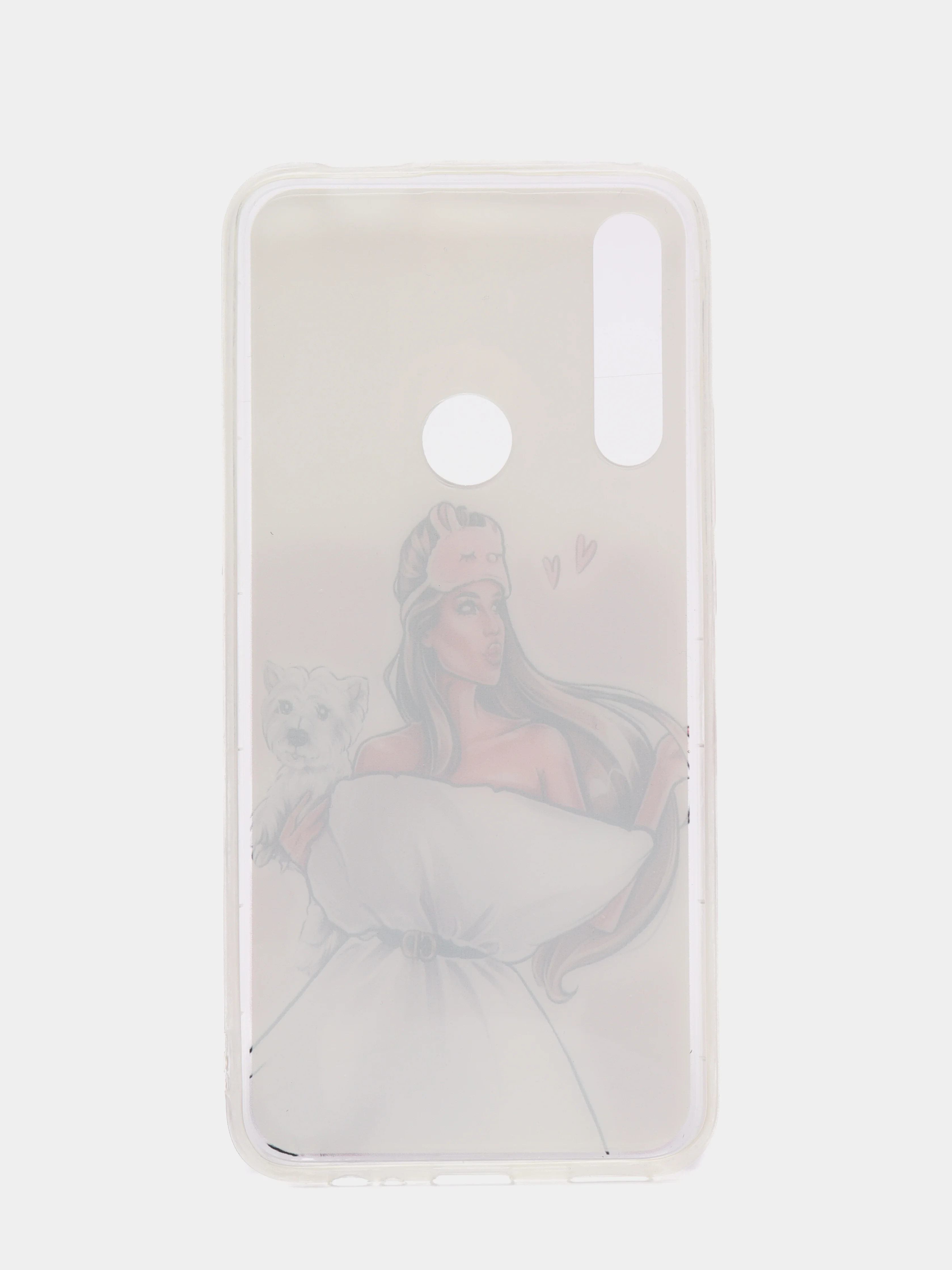 Белый чехол  Huawei Honor 9X, P Smart Z