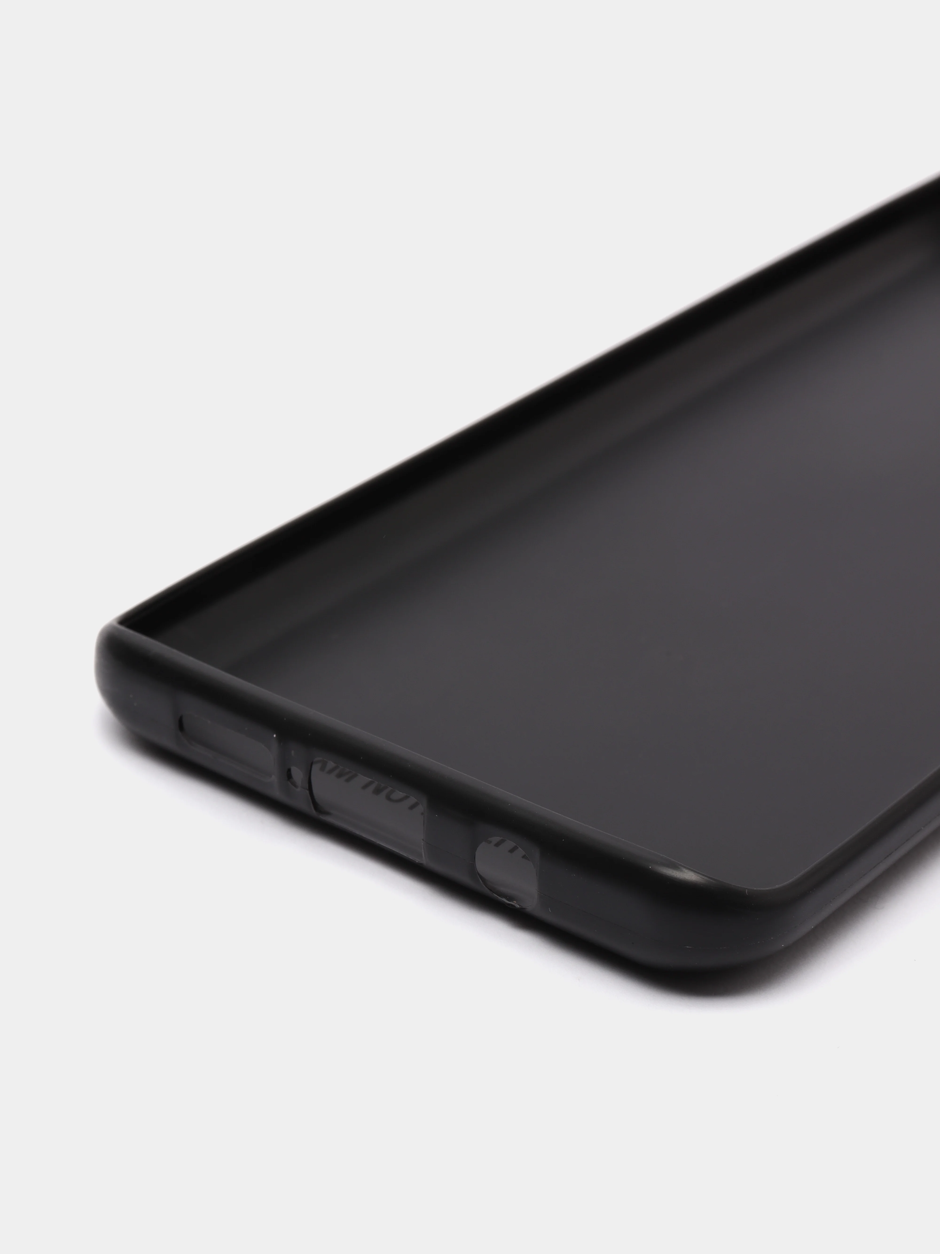 Угольный чехол Xiaomi MI NOTE 10 LITE кольцом держателем и бархатом внутри