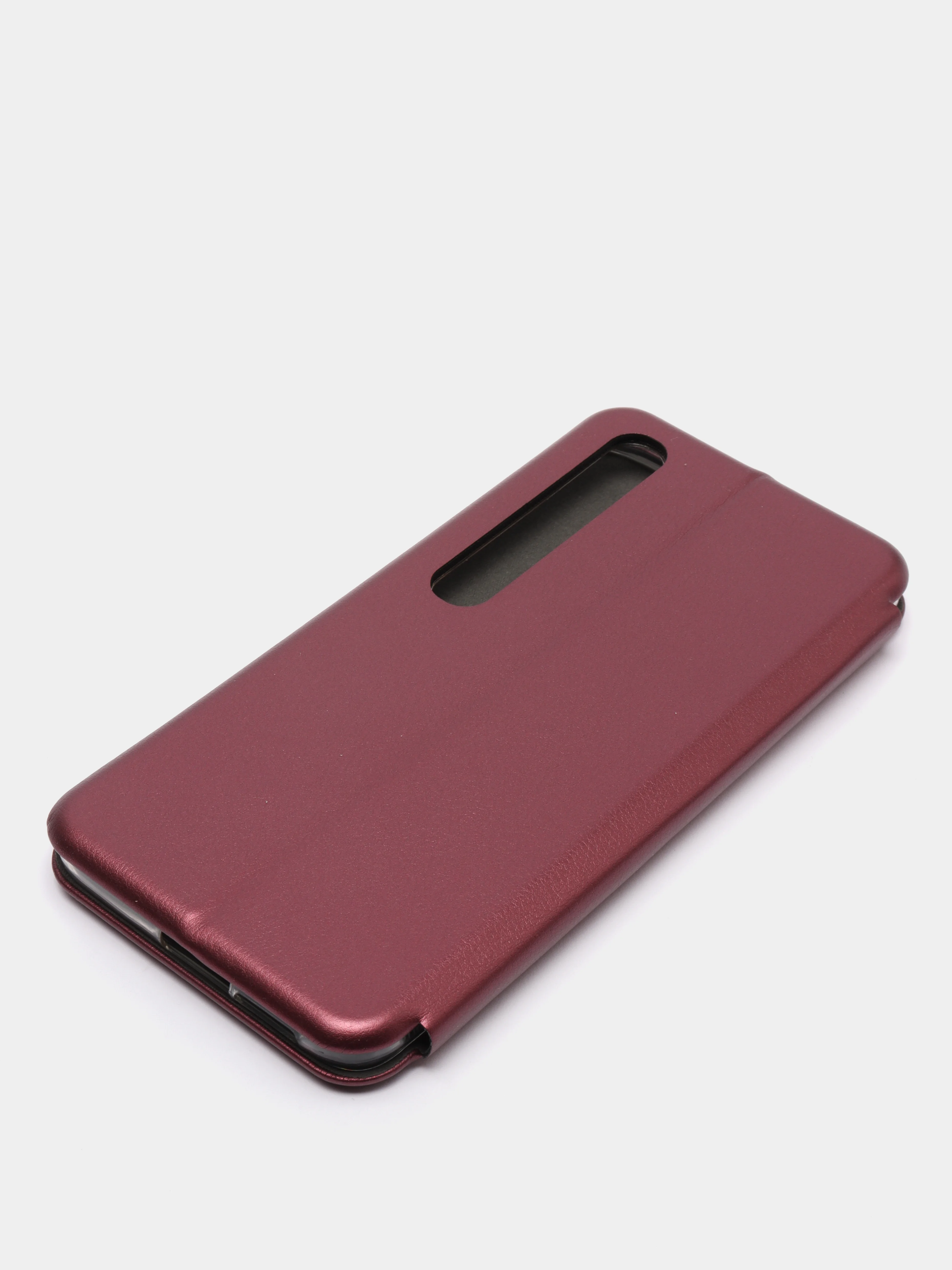 Бордовый чехол книжка Xiaomi MI 10 / MI 10 pro