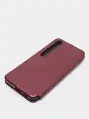 Бордовый чехол книжка Xiaomi MI 10 / MI 10 pro