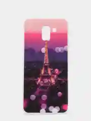 Бордовый чехол для Samsung J6 2018
