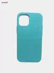 Лазурный чехол Накладка "Soft-touch" с перфорацией для iPhone 11 Pro/11 Pro Max/12/12Pro/12 Pro Max