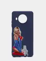 Синий меланж чехол Xiaomi MI 10T LITE 5G