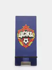 Деревянная подставка под телефон (ЦСКА) синий