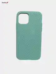 Мятный чехол Накладка "Soft-touch" с перфорацией для iPhone 11 Pro/11 Pro Max/12/12Pro/12 Pro Max