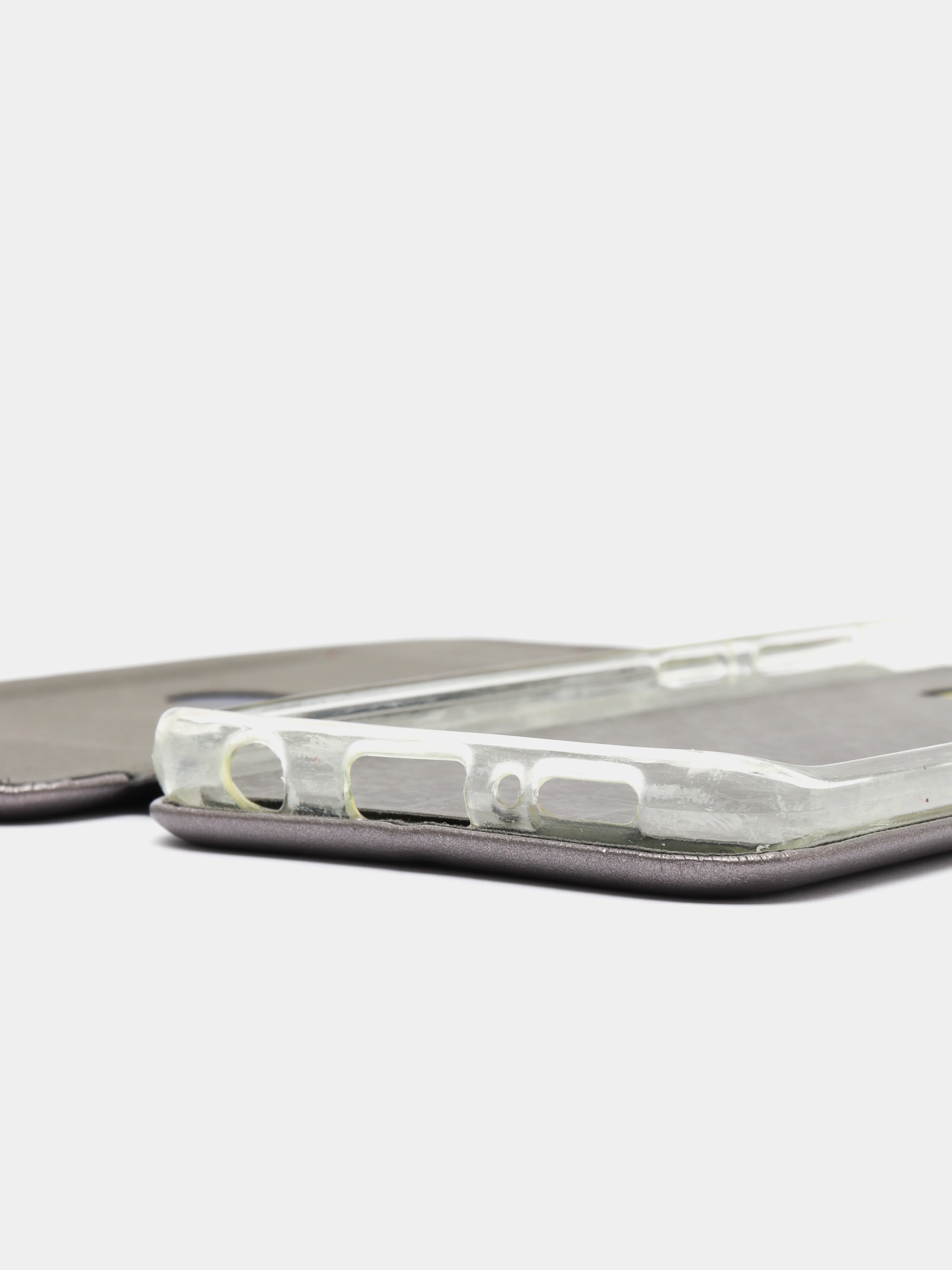 Серый чехол книжка на SAMSUNG S9