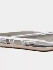Золотой чехол книжка Samsung S8 Plus