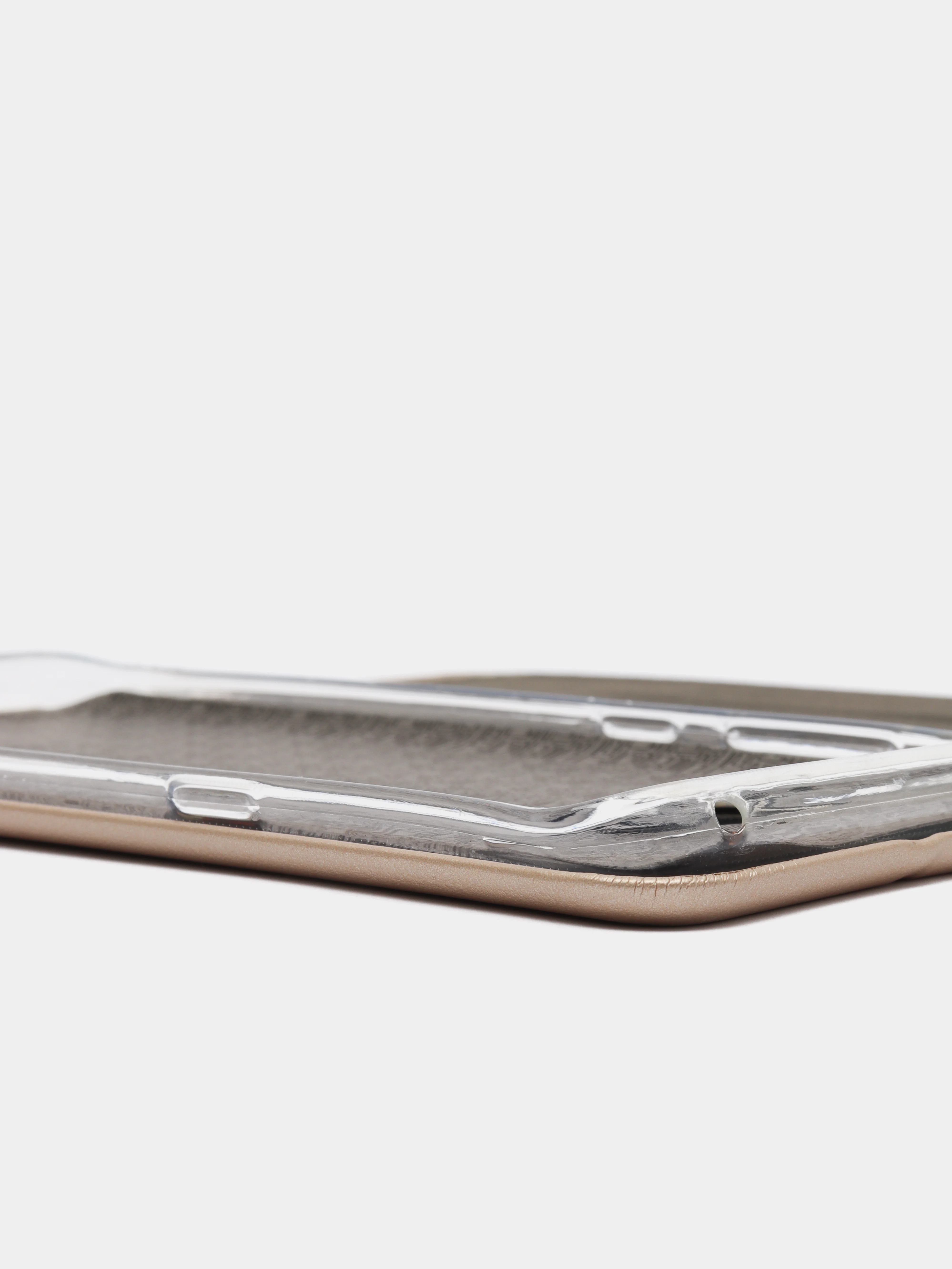 Золотой чехол книжка Samsung S8 Plus