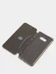 Золотой чехол книжка Samsung S8 Plus