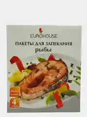 Пакеты для запекания рыбы и мясных рулетов 25*55 см, 4 штуки