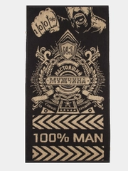 Полотенце махровое 100% man, 50 х 90 см, хлопок, 420 г/м2