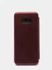 Бордовый чехол книжка Samsung S8 Plus