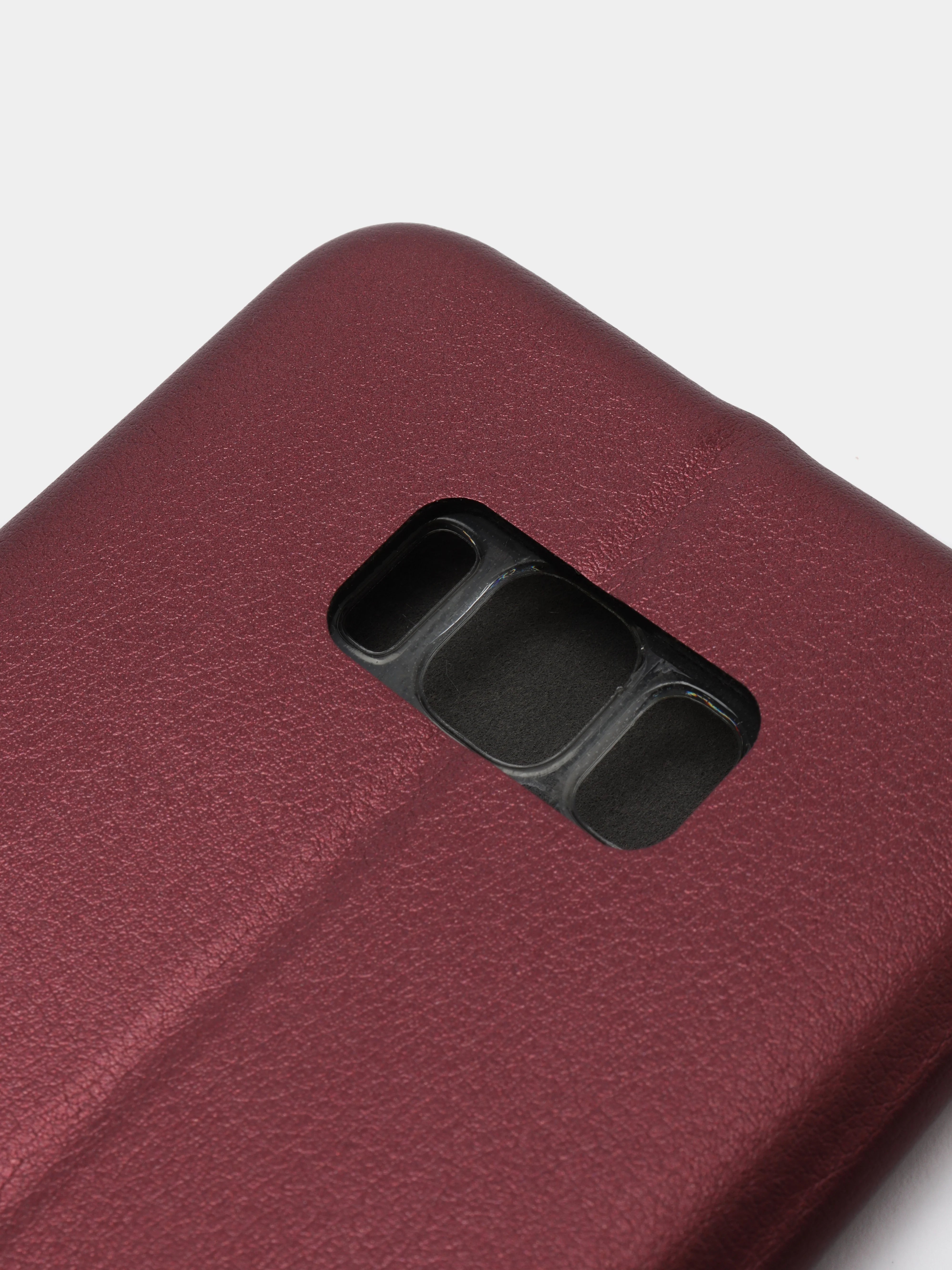 Бордовый чехол книжка Samsung S8 Plus