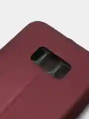 Бордовый чехол книжка Samsung S8 Plus
