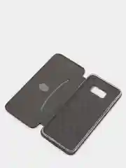 Бордовый чехол книжка Samsung S8 Plus