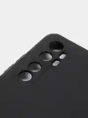 Хром чехол Xiaomi MI NOTE 10 LITE кольцом держателем и бархатом внутри