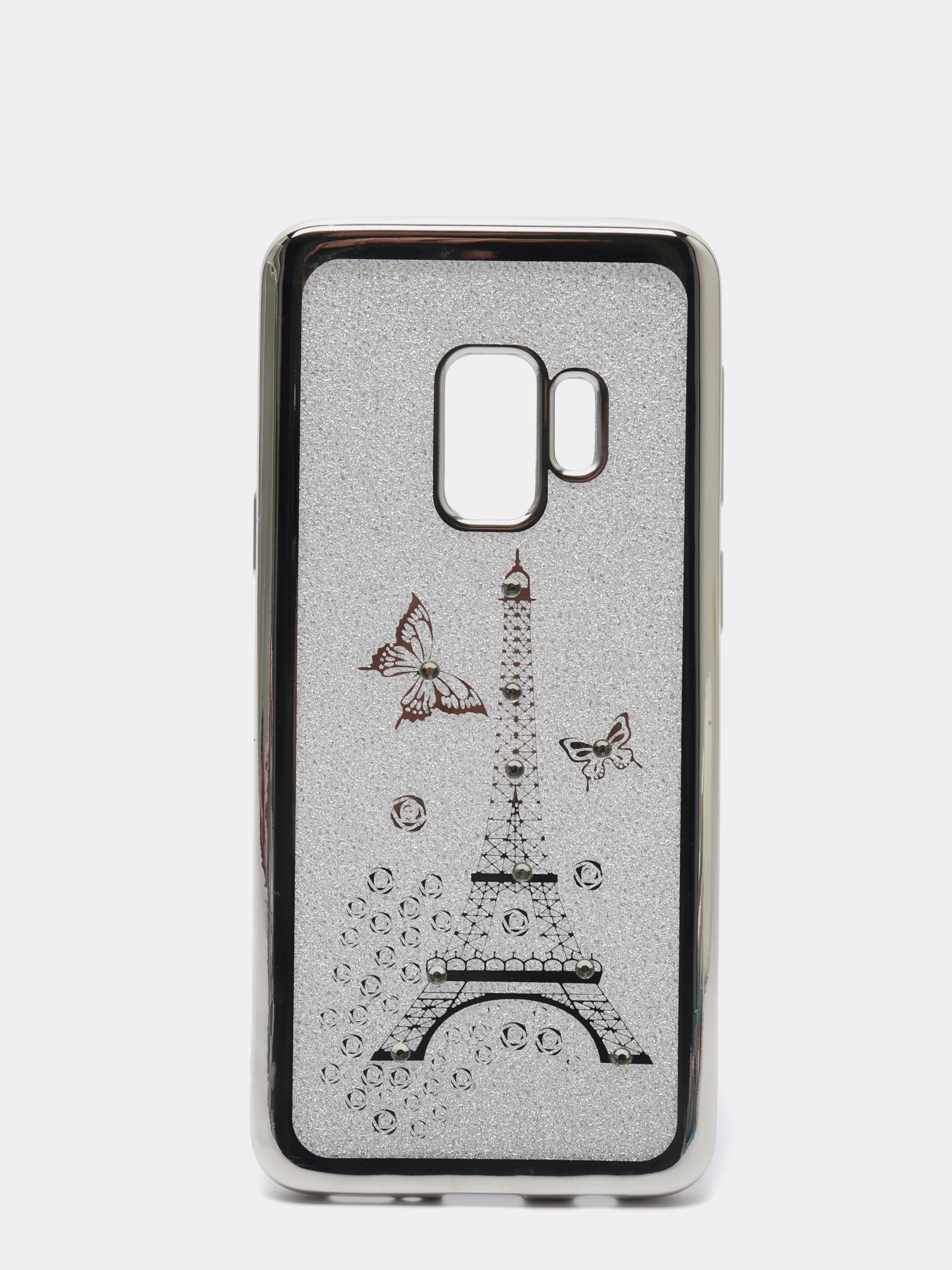 Серебряный чехол SAMSUNG S9