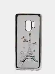 Серебряный чехол SAMSUNG S9