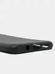Зеленый чехол Xiaomi MI NOTE 10 LITE кольцом держателем и бархатом внутри