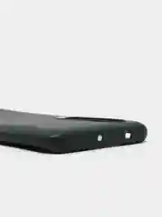 Зеленый чехол Xiaomi MI NOTE 10 LITE кольцом держателем и бархатом внутри