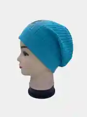 Бирюзовый шапка демисезонная, два цвета
