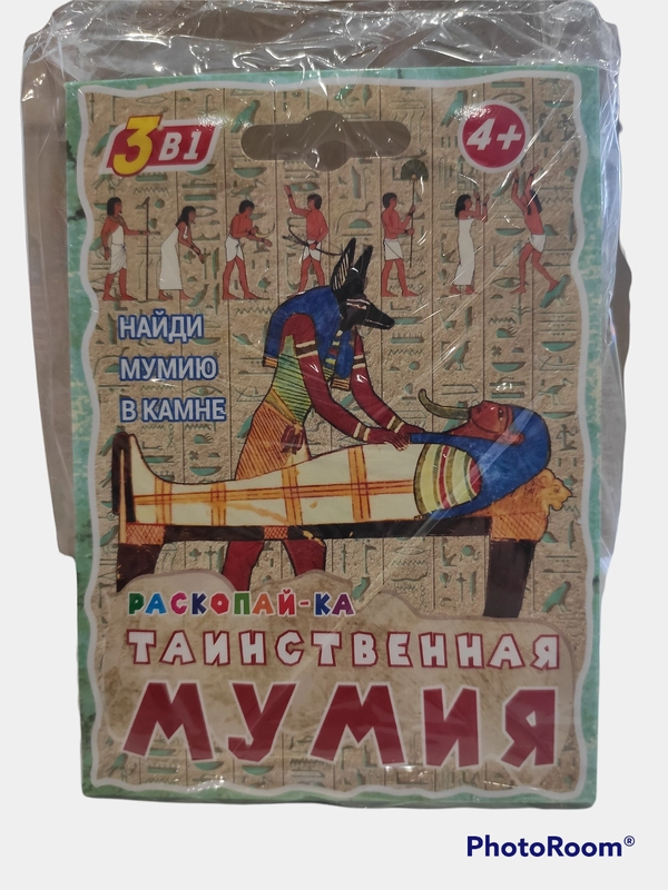 Набор для проведения раскопок "Раскопайка: Ракушки, Монеты, Динозавр, Русалка"