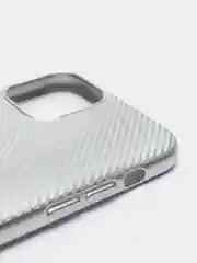 Серебряный силиконовый карбоновый чехол на iPhone 6, 6S / 7, 8 / 7 Plus, 8 Plus / X, XS / XR / XS Max / 11 / 11 Pro
