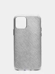 Серебряный силиконовый карбоновый чехол на iPhone 6, 6S / 7, 8 / 7 Plus, 8 Plus / X, XS / XR / XS Max / 11 / 11 Pro