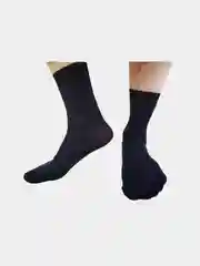 Синий носки мужские классические, высокие, массажные