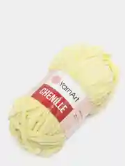 Светло-жёлтый пряжа плюшевая YarnArt Chenille