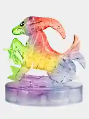 Козерог со светом - 3D Crystal Blocks Puzzle (3D Пазл) Знак зодиака
