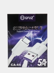 Кабель для зарядки GFUZ Type-C, белая
