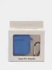 Синий чехол силиконовый для AirPods
