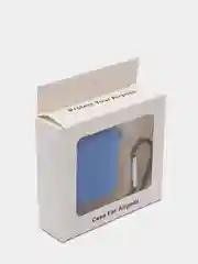 Синий чехол силиконовый для AirPods