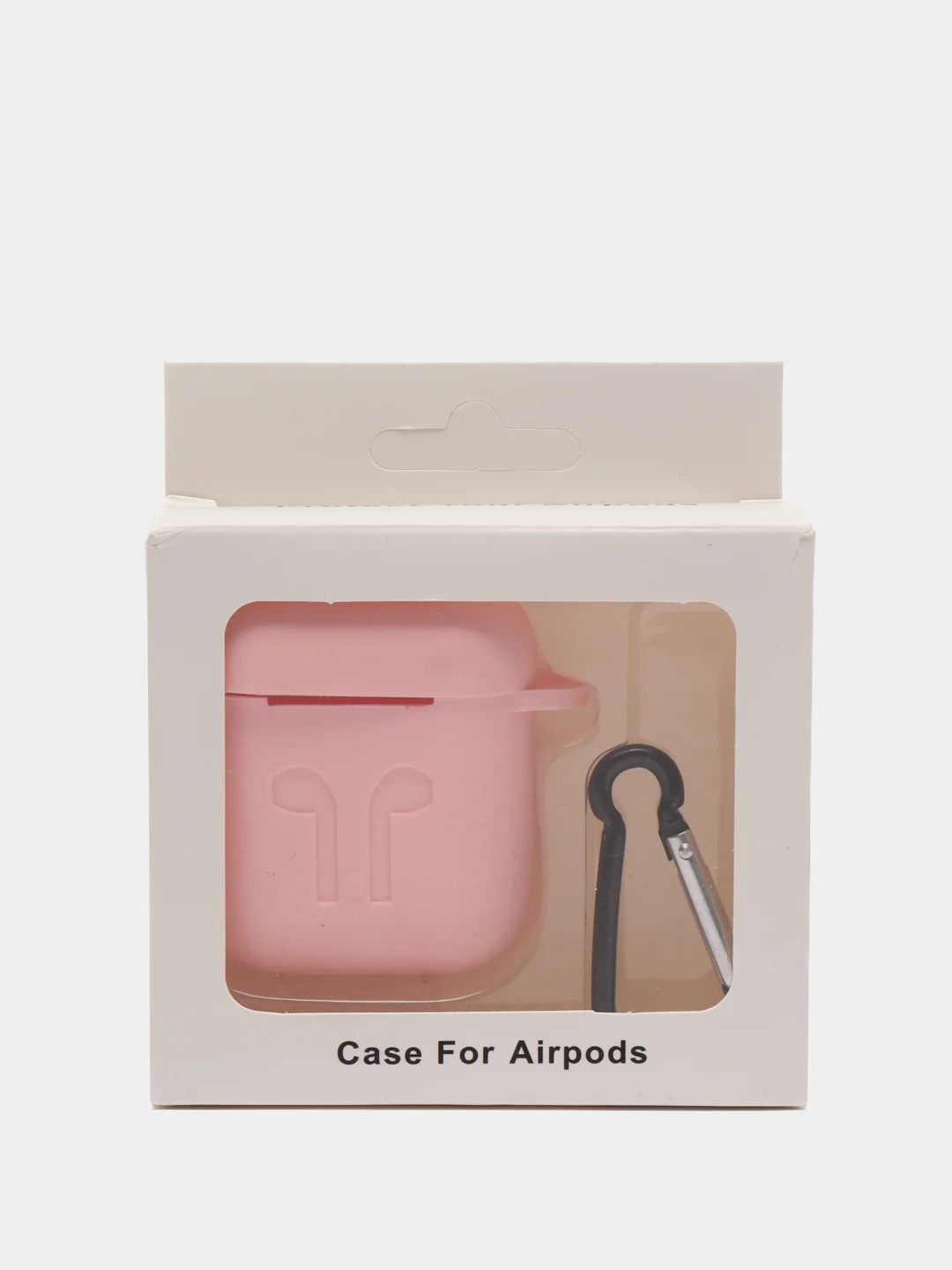 Розовый чехол силиконовый для AirPods