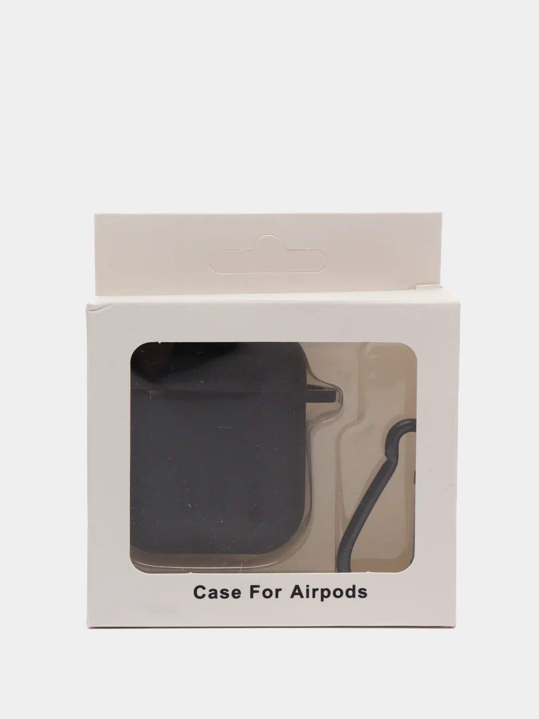 Черный чехол силиконовый для AirPods