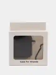 Черный чехол силиконовый для AirPods
