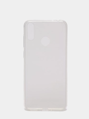 Чехол-бампер для Honor 8C, силиконовый, прозрачный