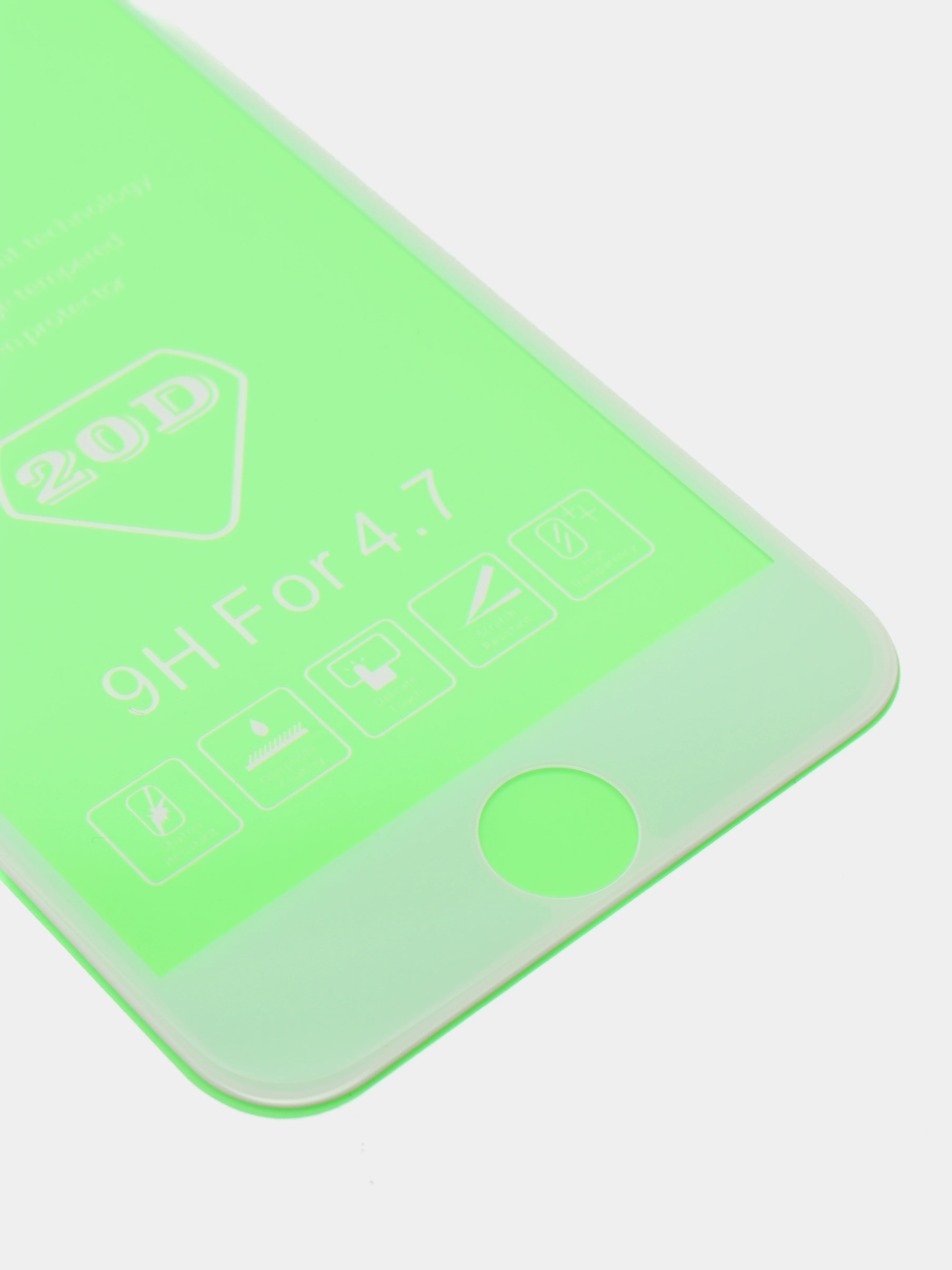 Белый защитное стекло для iPhone 6/6S