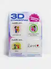 Кораллово-розовый 3d наклейка на телефон