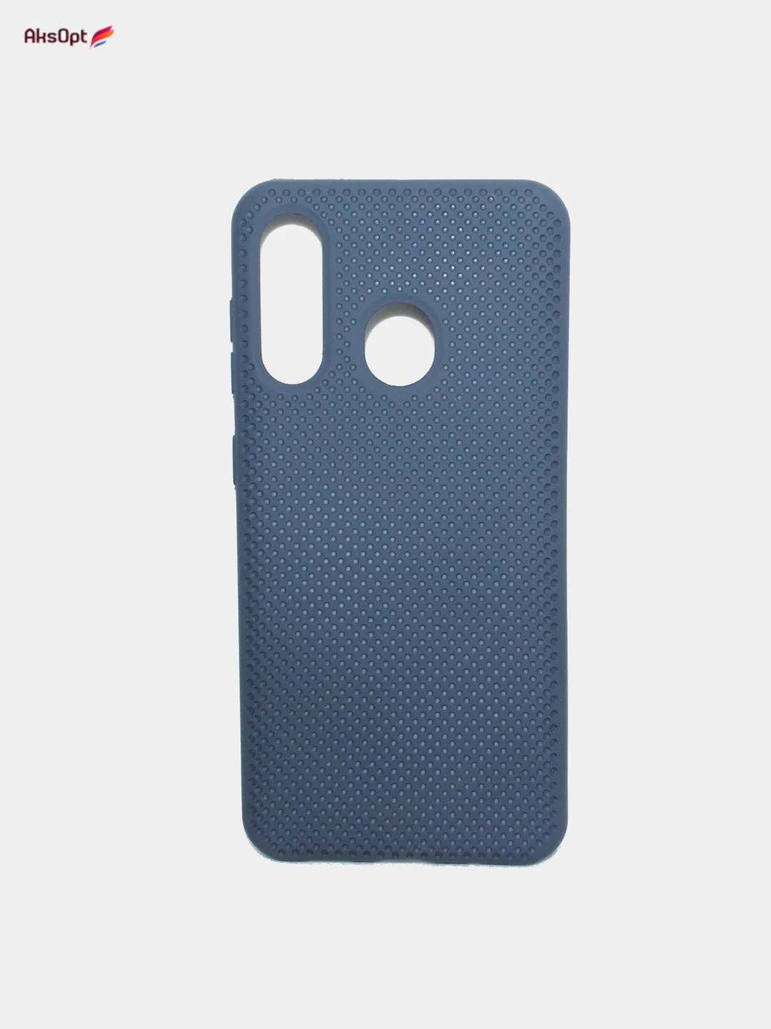 Синий меланж чехол Накладка "Soft-touch" с перфорацией для Xiaomi Redmi7/6a/7a/8A/K20/8/Note10/Mi10