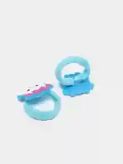 Синий резинки для волос мультяшные "Hello kitty - Хелло Китти" и "Единорог"