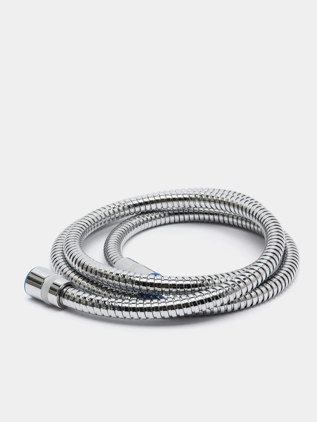 Ganzer шланг для душа 1,6 м LUX Strong, растягивающийся, защита от перекручивания, хром