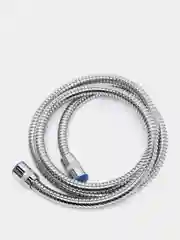 Ganzer шланг для душа 1,6 м LUX Strong, растягивающийся, защита от перекручивания, хром