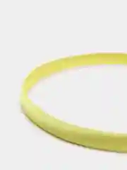 Желтый ободок 1 см пластиковые с атласной тканью