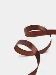Тёмно-коричневый лента атласная 15 мм (1,5 см), 22,5 м