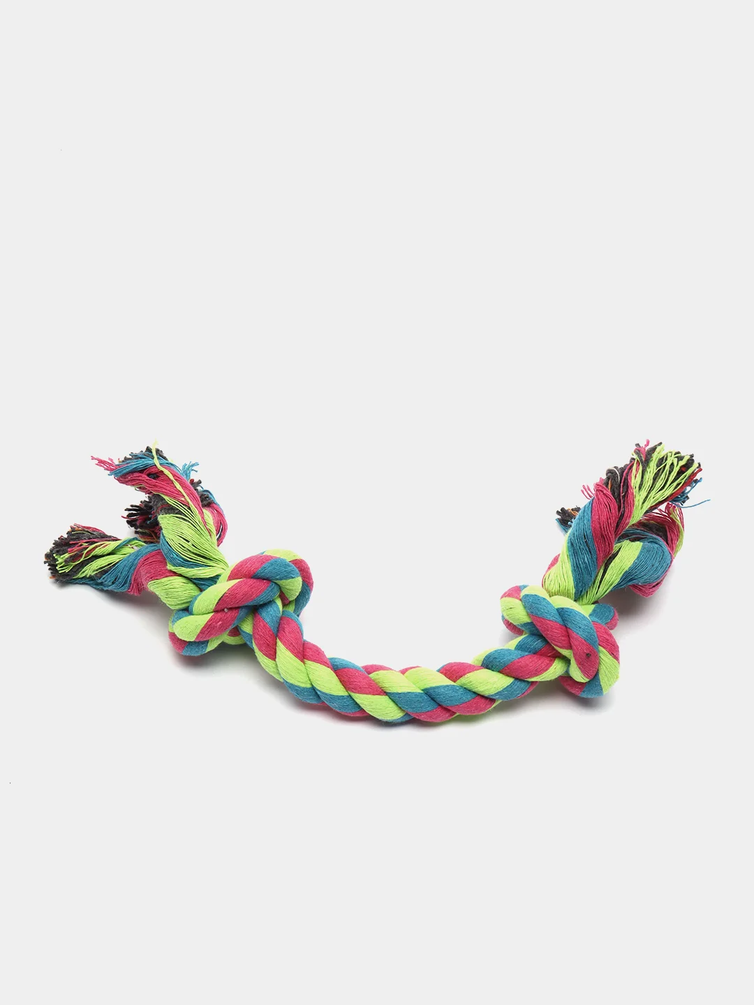 Игрушка канатная "2 узла", большая, разные цвета, 100 г