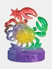 Рак со светом - 3D Crystal Blocks Puzzle (3D Пазл) Знак зодиака