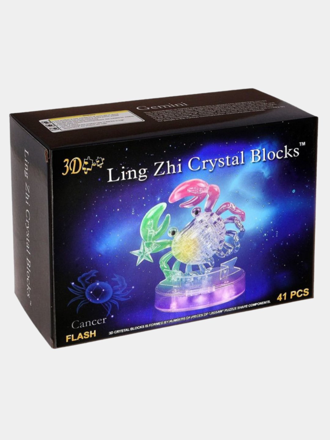 Рак со светом - 3D Crystal Blocks Puzzle (3D Пазл) Знак зодиака купить по  цене 549 ₽ в интернет-магазине Магнит Маркет